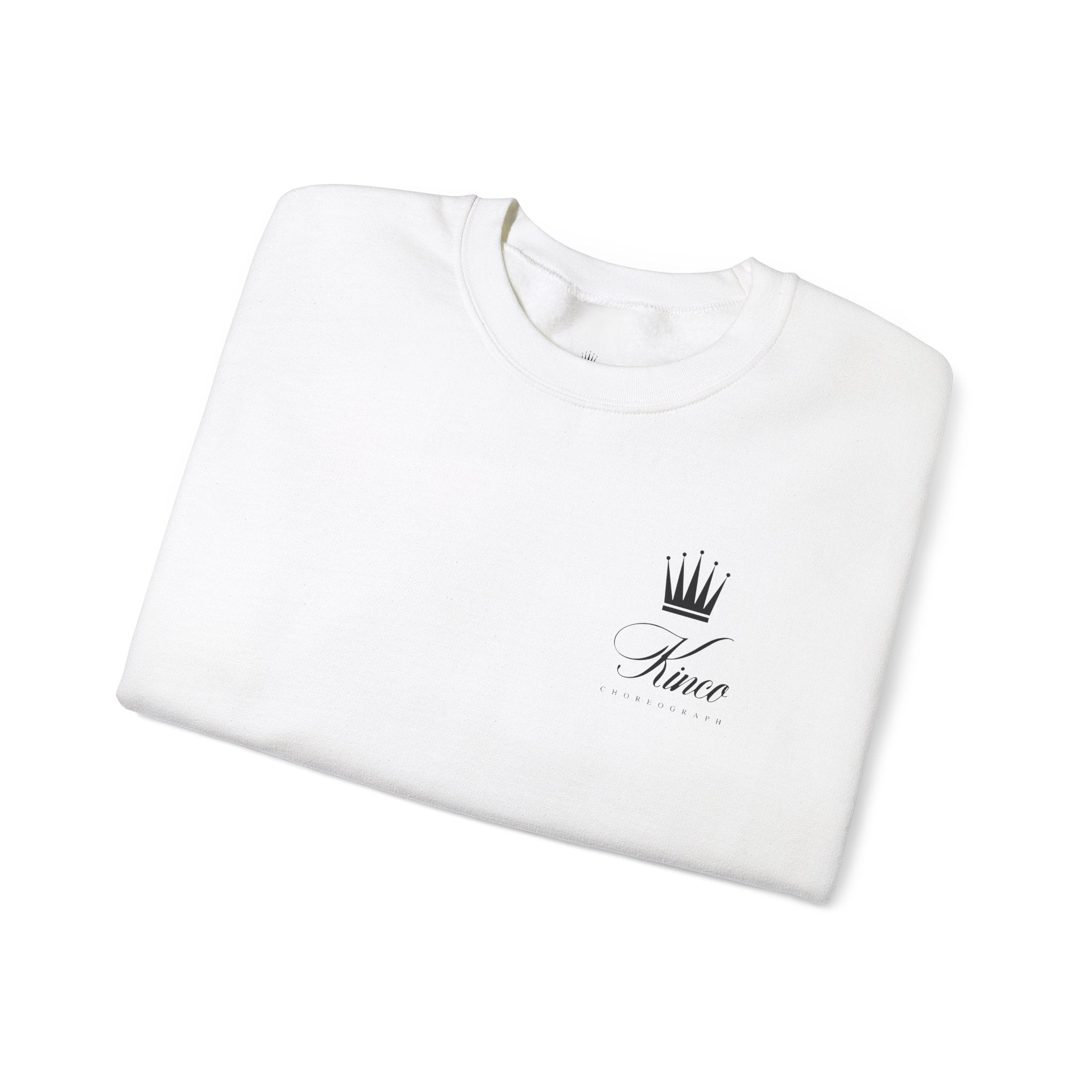 White Kinco Crewneck Sweatshirt