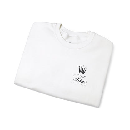 White Kinco Crewneck Sweatshirt
