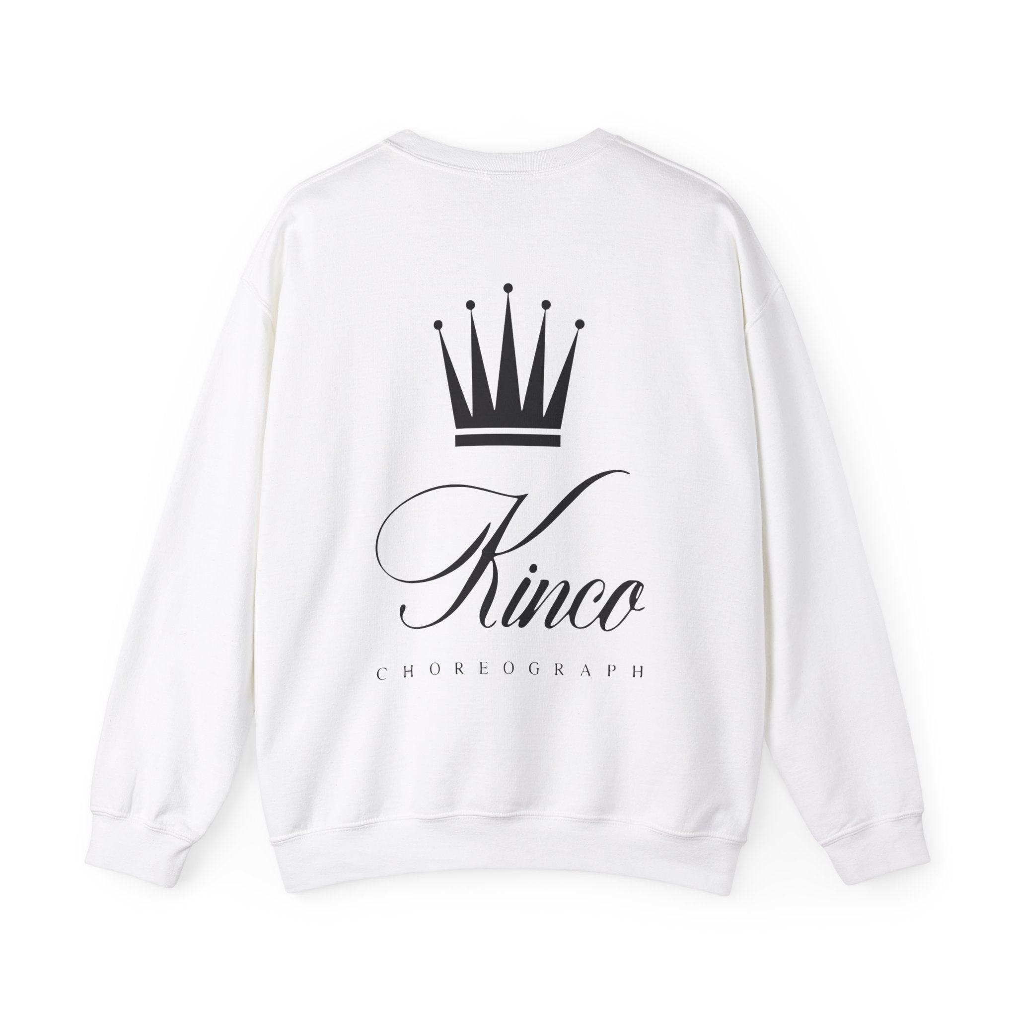 White Kinco Crewneck Sweatshirt