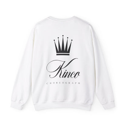 White Kinco Crewneck Sweatshirt