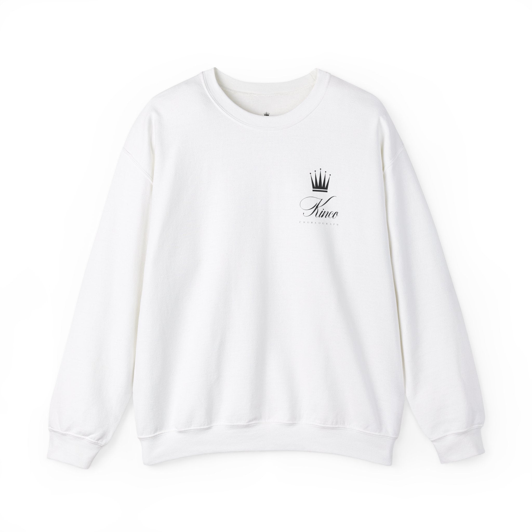 White Kinco Crewneck Sweatshirt