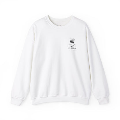White Kinco Crewneck Sweatshirt