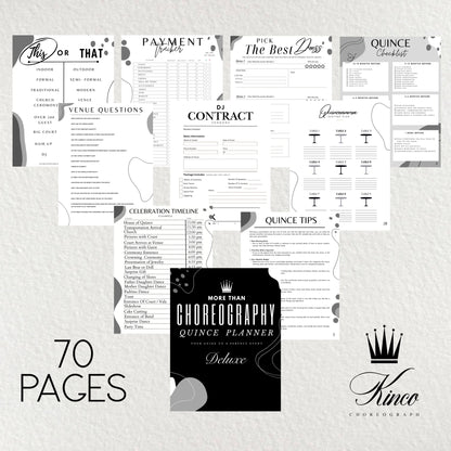 More Than Choreography Quince Planner: YOUR GUIDE TO A PERFECT EVENT
